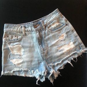 BDG destressed denim shorts from Urban Outfitters